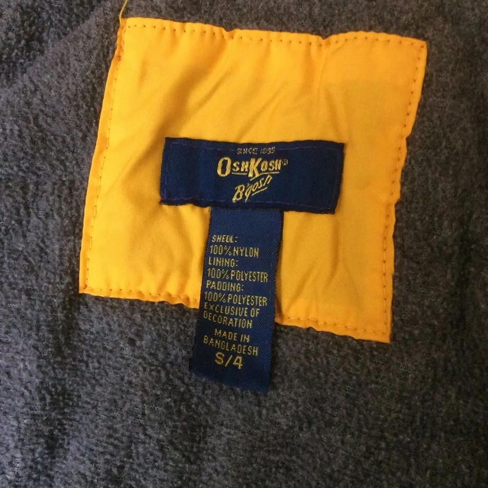 OshKosh B’gosh Boys Insulated Jacket Coat Sz 4